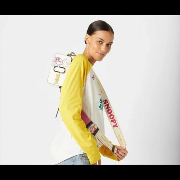 The Marc Jacobs Snapshot peanut x crossbody camera bag NEW - Picture 4 of 6